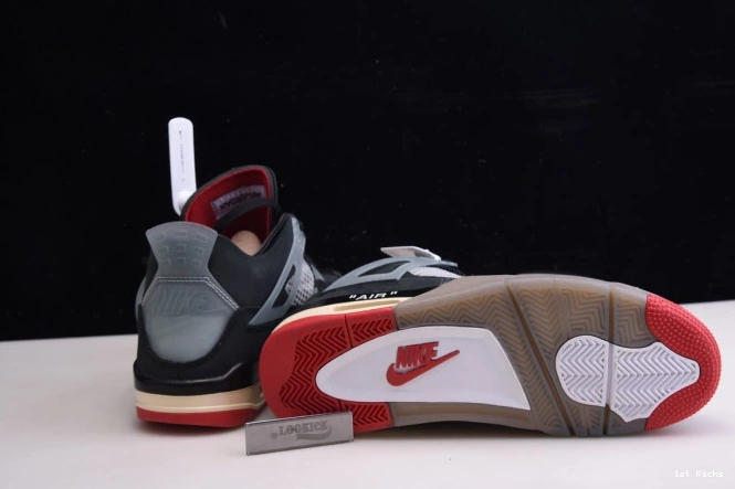 1st Kicks White CV9388-001 Bred x 4 Off Air Retro Jordan 0712